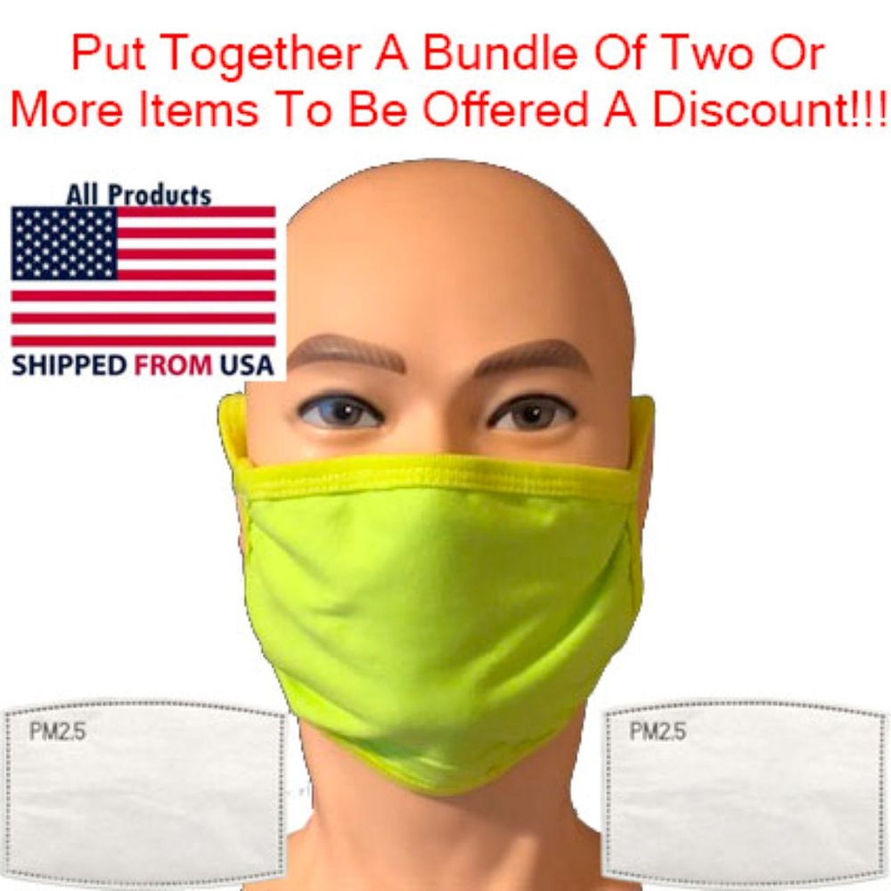 Washable Face Mask - Green